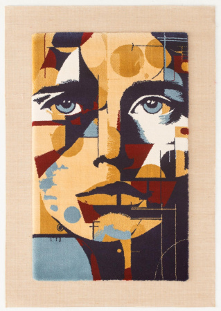 Дизайнерский ковёр прямоугольный 64650-8 0,7x1м